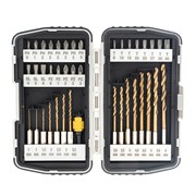 Набор бит и сверл, магнитный адаптер, CrV, пластиковый кейс, 40 шт. Matrix 11322