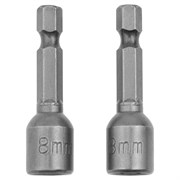 Биты с торцевыми головками 8 мм, 45 мм, 2 шт. Matrix 11569