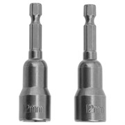 Биты с торцевыми головками 12 мм, 65 мм, 2 шт. Matrix 11790