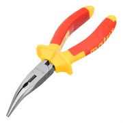 Длинногубцы изогнутые Insulated, 160 мм, двухкомпонентные рукоятки Matrix Professional 17472