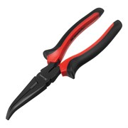 Длинногубцы изогнутые Black Nickel, 200 мм, двухкомпонентные рукоятки Matrix 17462