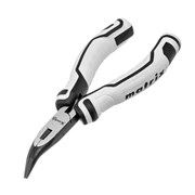 Длинногубцы Mini, 125 мм, изогнутые, авторазжим, Pro Matrix 17831