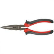 Длинногубцы прямые Black Nickel, 180 мм, двухкомпонентные рукоятки Matrix 17160