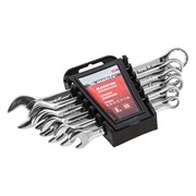 Набор ключей комбинированных, 8-17 мм, 6 шт, CrV, полированный хром Matrix 15416