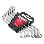 Набор ключей накидных, 6-17 мм, CR-V, 6 шт, полированный хром Matrix 15331