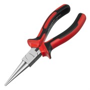 Круглогубцы Nickel, 160 мм, никелированные, двухкомпонентные рукоятки Matrix 17355