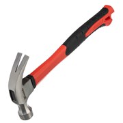 Молоток-гвоздодер optimal, 450 г, фибергласовая обрезиненная рукоятка Matrix 10456