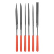 Набор надфилей, 180 х 5 мм, 6 шт, пластиковые рукоятки Matrix 15822