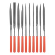 Набор надфилей, 180 х 5 мм, 10 шт, пластиковые рукоятки Matrix 15824