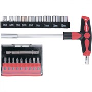 Отвертка с Т-образной ручкой Matrix реверсивная 20 шт 11574