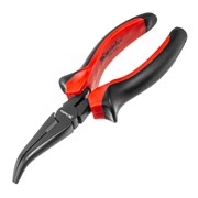 Длинногубцы изогнутые Black Nickel, 160 мм, двухкомпонентные рукоятки Matrix 17458