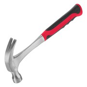 Молоток-гвоздодер, 450 г, цельнометаллический, двухкомпонентная рукоятка Matrix 10460