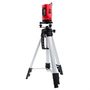 Лазерный уровень самовыравнивающийся, 150 мм, штатив 1150 мм, набор в пластиковом кейсе Matrix 35033