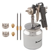 Пневматический краскораспылитель Matrix с нижним бачком 0,75 л 57317