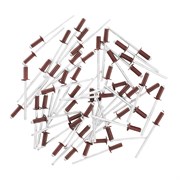 Заклепки 3.2 х 8 мм RAL 3005, красное вино, 50 шт Matrix 40678
