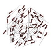 Заклепки 4.0 х 10 мм RAL 3005, красное вино, 50 шт Matrix 40688