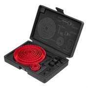 Набор кольцевых пил по дереву, 19-127 мм, 12 предметов Matrix 70472