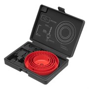 Набор кольцевых пил по дереву, 64-127 мм, 8 предметов Matrix 704715