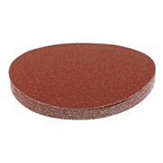 Круг абразивный на ворсовой подложке под "липучку", P 80, 115 мм, 10 шт Matrix 73825