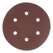 Круг абразивный на ворсовой подложке под "липучку", перфорированный, P 320, 150 мм, 5 шт Matrix 73848