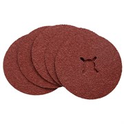 Круги фибровые 5 шт, Р 24, 125 х 22 mm Matrix 73907