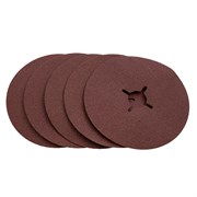 Круги фибровые 5 шт, Р 60, 125 х 22 mm Matrix 73909