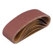 Лента абразивная бесконечная, P 100, 75 х 533 мм, 10 шт Matrix 74237