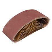 Лента абразивная бесконечная, P 120, 75 х 457 мм, 10 шт Matrix 74219