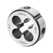 Плашка М12 х 1.75 мм, Р6М5 Matrix 77096