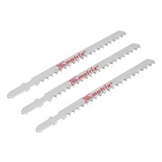 Полотна для электролобзика по дереву, 3 шт, 90 х 4 мм, HCS, EU- хвостовик Matrix 78142