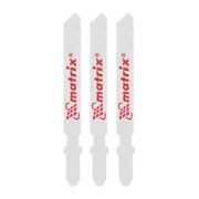 Полотна для электролобзика по металлу, 3 шт, 50 х 0.8 мм, HSS, EU- хвостовик Matrix 78143