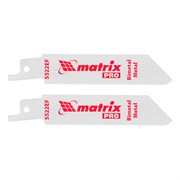 Полотна по металлу для сабельной пилы S522EF 75/1.4 мм, Bimetal, 2 шт, Pro Matrix 782008