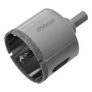 Сверло алмазное по керамограниту, 50 х 67 мм, трехгранный хвостовик Matrix 726503