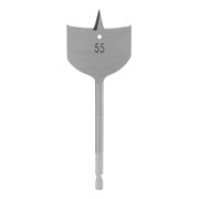 Сверло по дереву перовое, 55 мм, шестигранный хвостовик Matrix 70435