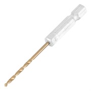 Сверло по металлу, 2 мм, HSS, нитридтитановое покрытие, шестигранный хвостовик Matrix 717202