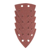 Треугольник абразивный на ворсовой подложке под "липучку", перфорированный, P 100, 93 мм, 5 шт Matrix 73861