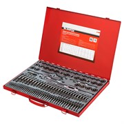 Набор метчиков и плашек М2-М18, 110 шт, металлический кейс Matrix 773110