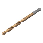 Сверло по металлу, 7 мм, HSS, нитридтитановое покрытие, шестигранный хвостовик Matrix 717702