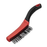 Щетка зачистная трехрядная, двухкомпонентная рукоятка Matrix 74833