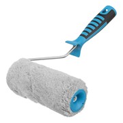 Валик для фасадных работ синтетический с двухкомпонентной ручкой, 180 мм, ворс 18 мм, D 48 мм, D ручки 6 мм, полиакрил Matrix 80654