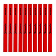 Набор карандашей малярных прямоугольных с точилкой в тубе, 175 мм, 10 шт Matrix 84814