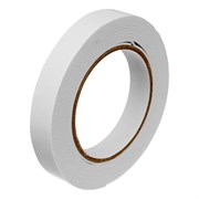 Лента клейкая на вспененной основе, двусторонняя белая 25 мм х 5 м Matrix 89081