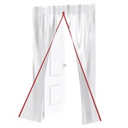 Пленочная дверь на молнии типа I, 220 x 120 cm, с малярной лентой 2.5 см х 10 м Matrix 88757