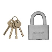 Замок навесной, хромированное покрытие 60 мм Matrix 91802