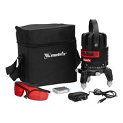 Лазерный уровень ML 05 Red, 20 м, 635 нм, резьба 5/8" Matrix 35066