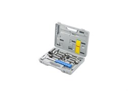 Набор рихтовочный, молоток цельнометаллический, обрезин. ручка, сменные бойки, 9 шт, в боксе Matrix 10850