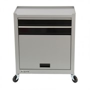 Двухсекционный шкаф для инструмента Matrix на колесах, 10 ящиков 906605