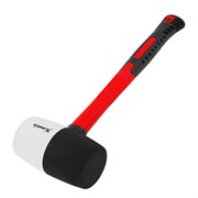 Киянка резиновая, 910 г, черно-белая резина, фибергласовая рукоятка Matrix 11173