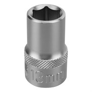 Головка торцевая, 13 мм, шестигранная, CrV, под квадрат 1/2 Stels 13824