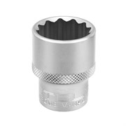 Набор торцевых головок, 1/2, двенадцатигранные, CrV, 10 шт, 10-22 мм Stels 13638